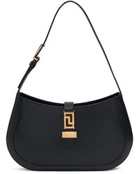 Versace - Large Leather Hobo Bag - Lyst