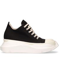 Rick Owens - Abstract Canvas Low Sneakers - Lyst