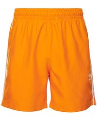 adidas Originals Bañador Shorts Con 3 Bandas - Naranja
