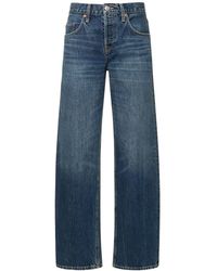 RE/DONE - Jeans anchos de denim con cintura alta - Lyst