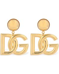 Dolce & Gabbana Orecchini Dg Pop - Metallizzato