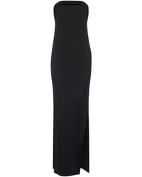 Tom Ford - Double Silk Georgette Strapless Dress - Lyst