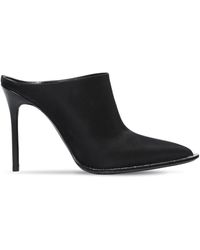 Alexander Wang 105mm Hohe Mules-schuhe Mit Kristallen - Schwarz