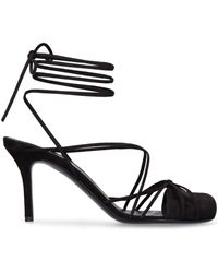 The Row - 90Mm Joan Suede Sandals - Lyst