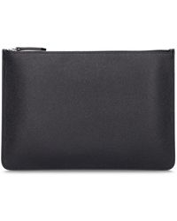 Maison Margiela - Large Grainy Leather Pouch - Lyst