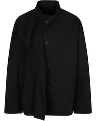 Lemaire - Asymmetrical Cotton Jacket - Lyst