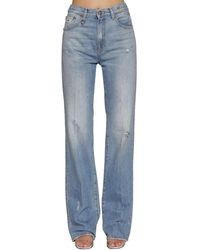 R13 Colleen Cotton Denim Jeans - Blue