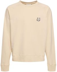 Maison Kitsuné - Bold Fox Head Patch Oversize Sweatshirt - Lyst