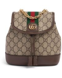 Gucci - Mini Ophidia Canvas Backpack - Lyst
