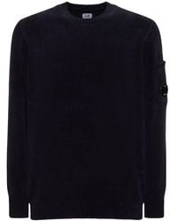 C.P. Company - Cotton Chenille Knit Sweater - Lyst