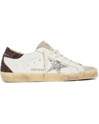 Golden Goose - 20mm Super Star Leather & Suede Sneakers - Lyst