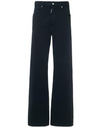 DSquared² - San Diego Mid Rise Wide Leg Jeans - Lyst