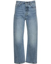 Totême - Twisted Seam Full Length Denim Jeans - Lyst