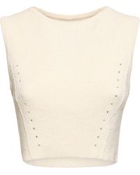 Loulou Studio - Chace Viscose Blend Crop Top - Lyst