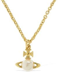 Vivienne Westwood - Balbina Imitation Pearl Pendant Necklace - Lyst