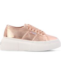 superga platform oro