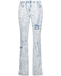 Acne Studios - Coated Denim Midrise Straight Jeans - Lyst