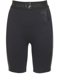 Dundas Logo Biker Shorts - Black