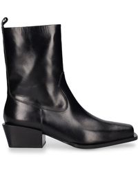 Aeyde - 40mm Bill Leather Ankle Boots - Lyst