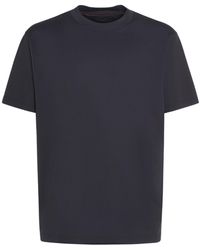 Loro Piana - Cotton Jersey Crewneck T-Shirt - Lyst