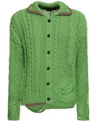 ANDERSSON BELL - Sauvage Cotton Knit Cardigan - Lyst