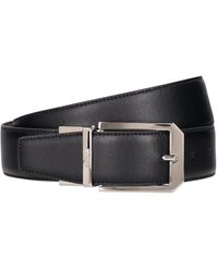 ZEGNA - 3.5cm Reversible Leather Belt - Lyst