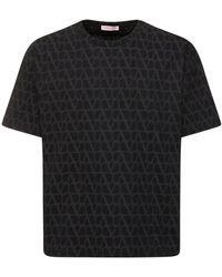 Valentino - Toile Iconographe Cotton T-shirt - Lyst