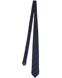Brunello Cucinelli - Cravate en soie à chevrons - Lyst