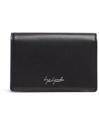 Yohji Yamamoto - Gusseted Leather Business Card Case - Lyst