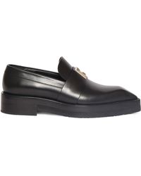 Balmain - Leather Pointed-toe Loafers - Lyst