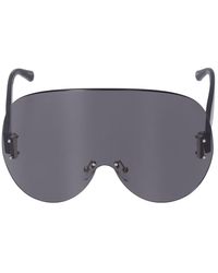 The Attico - Karl Oversize Mask Acetate Sunglasses - Lyst