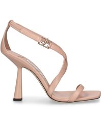 Jimmy Choo - 100mm Jessica Leather Sandals - Lyst