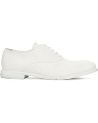mattia capezzani leather derby lace up shoes