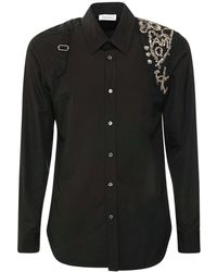 Alexander McQueen コットンシャツ - ブラック