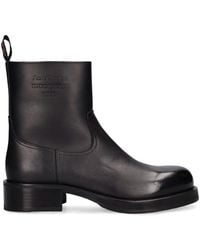 Acne Studios - Besare Leather Ankle Boots - Lyst
