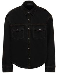 Wardrobe NYC - Cotton Denim Shirt Jacket - Lyst