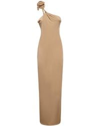 Magda Butrym - Jersey One Shoulder Long Dress - Lyst