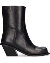 Gia Borghini - 60Mm Blondine Leather Ankle Boots - Lyst