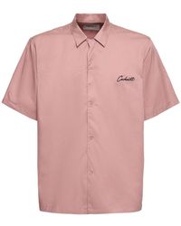 Carhartt - Delray Cotton Blend Short Sleeve Shirt - Lyst