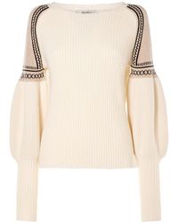Max Mara - Cosetta Wool & Cashmere Flared Sweater - Lyst