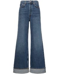 Agolde - Jeans baggy fit dame in cotone organico - Lyst