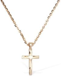 Emanuele Bicocchi - Cross Charm Long Necklace - Lyst