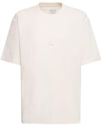 Roa - Logo Cotton Jersey T-Shirt - Lyst
