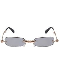 Kuboraum - H47 Metal Machinery Rimless Sunglasses - Lyst