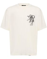 Represent - T-shirt in cotone / logo applicato - Lyst