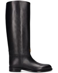 Bally - 20Mm Hollie Tall Leather Boots - Lyst
