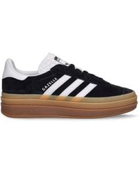 adidas Originals - Gazelle Bold Schwarze Wildleder-Sneaker - Lyst