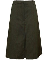Dries Van Noten - Midirock Aus Baumwollmischung - Lyst