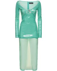 David Koma - Midikleid Mit Pailletten - Lyst
