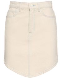 Triarchy - Ms. Heart Organic Denim Mini Skirt - Lyst